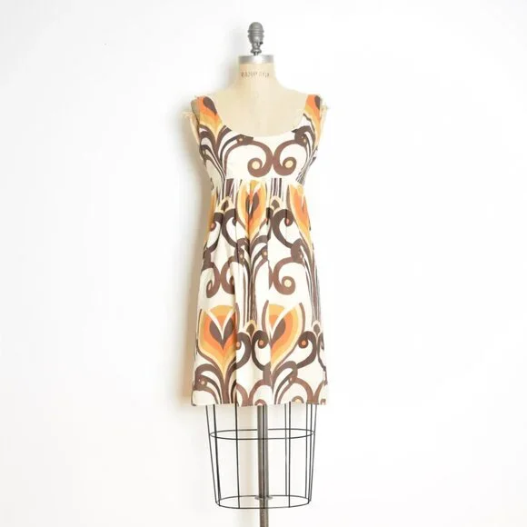 Forever 21 Dresses Forever Dress Cream Brown Psychedelic - Main Image